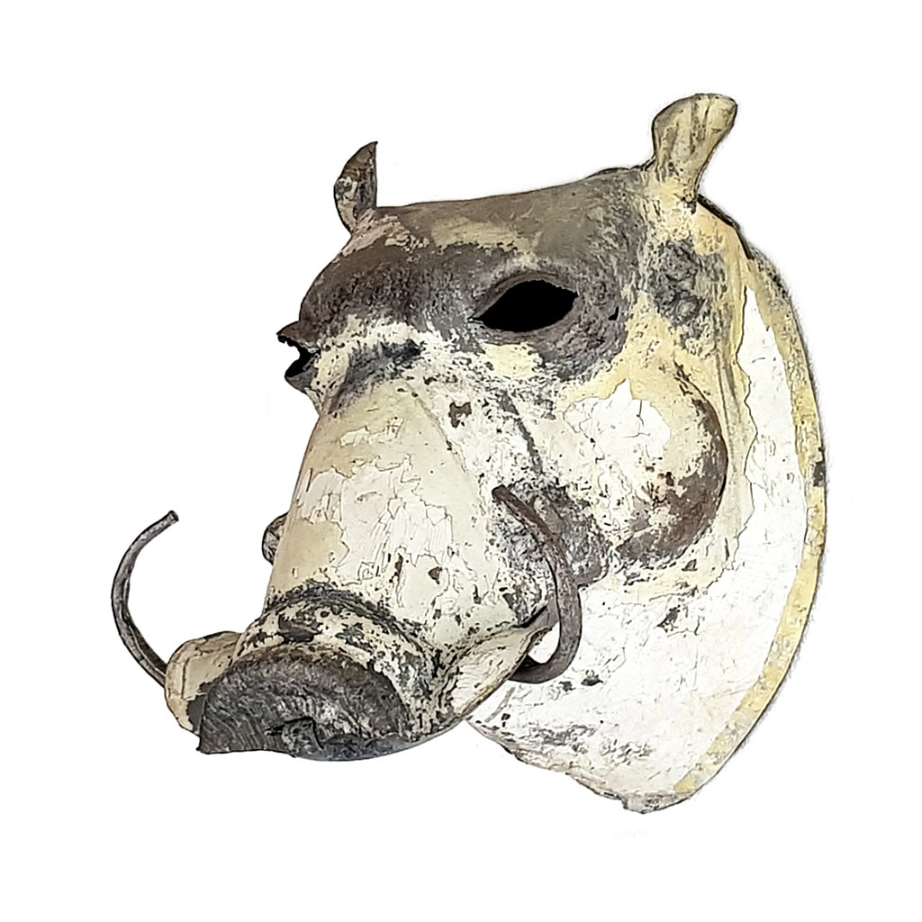 Warthog - Trophy Head - Recycled Metal - Small