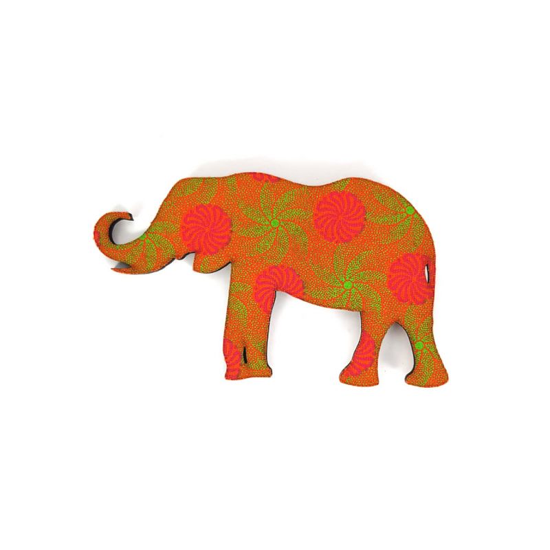 Fridge Magnet - Elephant - Orange