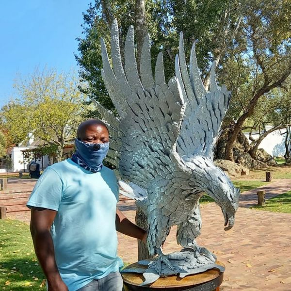 Eagle - 'Chivindi' - Recycled Metal - Masterpiece